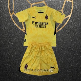 Camiseta AC Milan Portero Segunda Nino 24-25