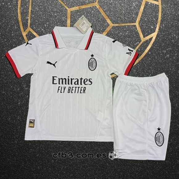 Camiseta AC Milan Segunda Nino 24-25