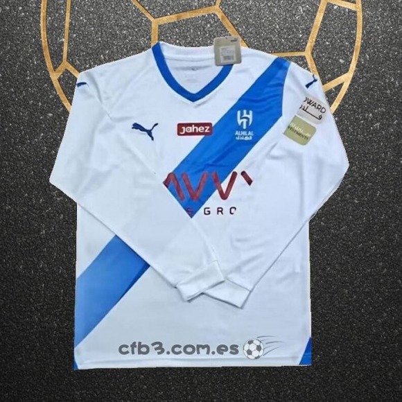 Camiseta Al Hilal Segunda Manga Larga 23-24