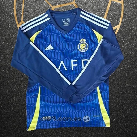 Camiseta Al Nassr Segunda Manga Larga 24-25