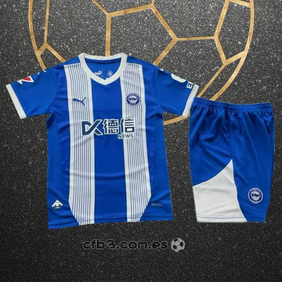 Camiseta Alaves Primera Nino 24-25