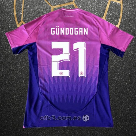 Camiseta Alemania Jugador Gundogan Segunda 2024