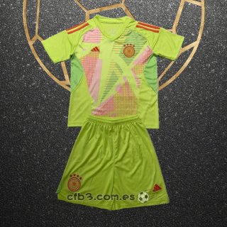 Camiseta Alemania Portero Nino 2024 Verde