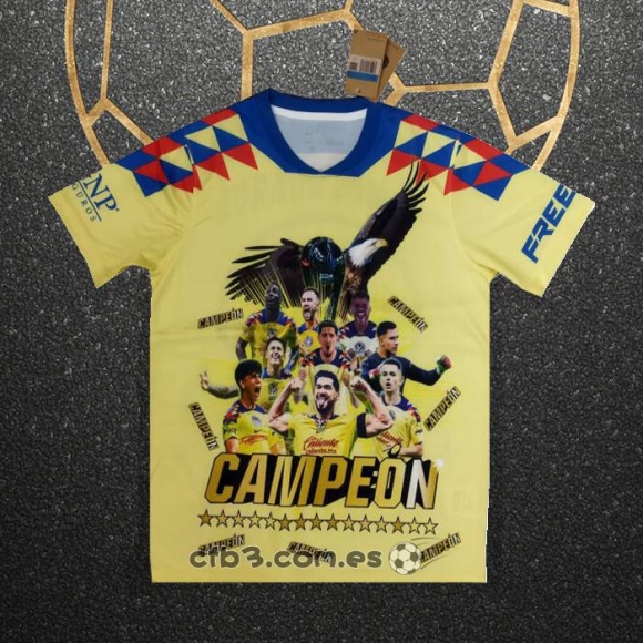 Tailandia Camiseta America Champion 2024-25 Amarillo