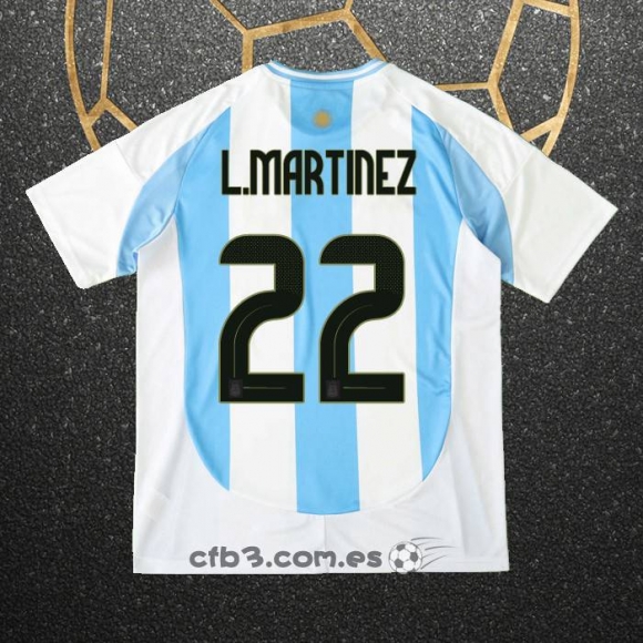 Camiseta Argentina Jugador L.Martinez Primera 2024