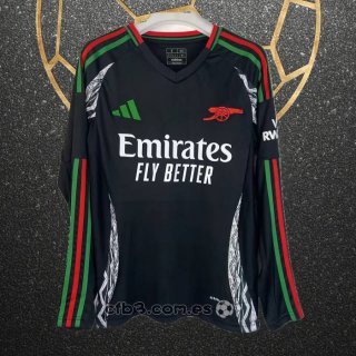 Camiseta Arsenal Segunda Manga Larga 24-25