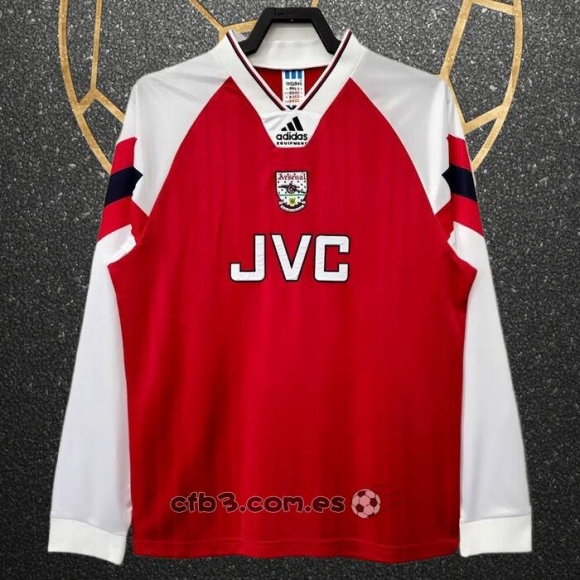 Retro Camiseta Arsenal Primer Manga Larga 1992 1994