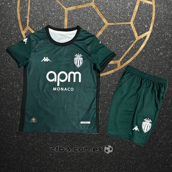 Camiseta Monaco Segunda Nino 24-25