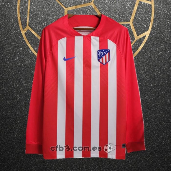 Camiseta Atletico Madrid Primera Manga Larga 23-24