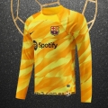 Camiseta Barcelona Portero Manga Larga 23-24 Amarillo