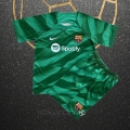 Camiseta Barcelona Portero Nino 23-24 Verde