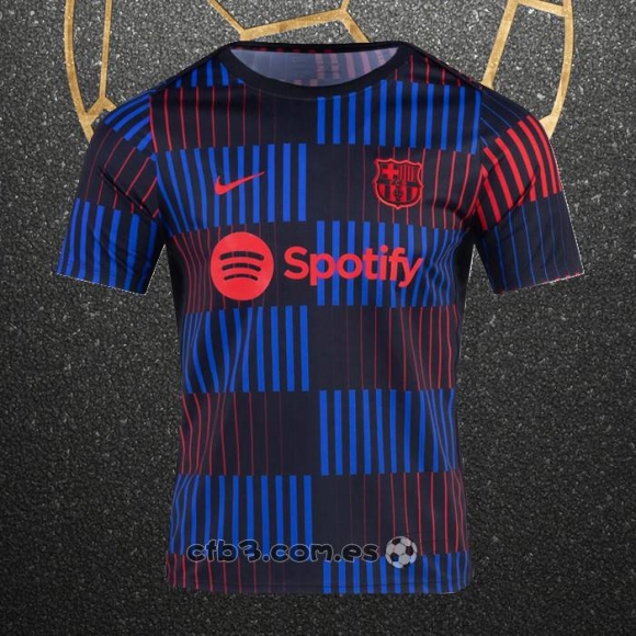 Camiseta Pre Partido del Barcelona 2024 Azul