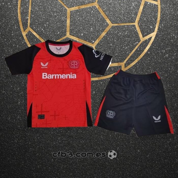 Camiseta Bayer Leverkusen Primera Nino 24-25