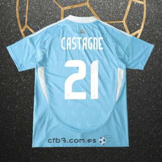 Camiseta Belgica Jugador Castagne Segunda 2024