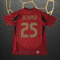 Camiseta Belgica Jugador De Cuyper Primera 2024