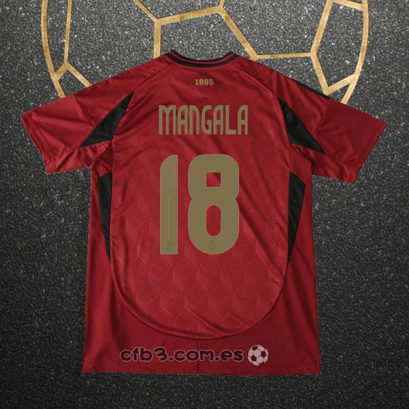 Camiseta Belgica Jugador Mangala Primera 2024