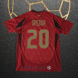 Camiseta Belgica Jugador Openda Primera 2024