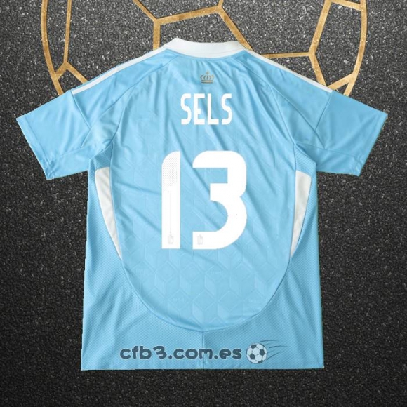 Camiseta Belgica Jugador Sels Segunda 2024