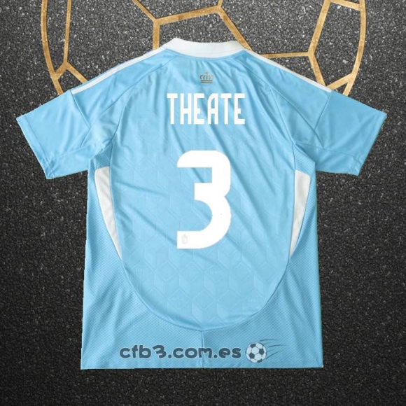 Camiseta Belgica Jugador Theate Segunda 2024