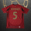 Camiseta Belgica Jugador Vertonghen Primera 2024