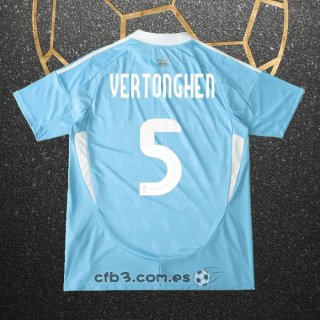 Camiseta Belgica Jugador Vertonghen Segunda 2024