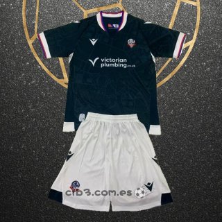 Camiseta Bolton Wanderers Segunda Nino 24-25