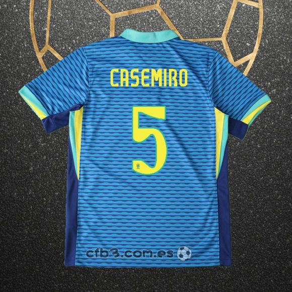 Camiseta Brasil Jugador Casemiro Segunda 2024