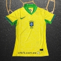 Camiseta Brasil Primera Mujer 2024