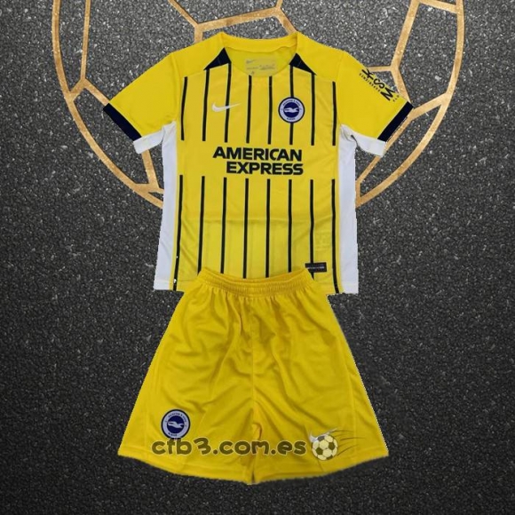 Camiseta Brighton & Hove Albion Segunda Nino 24-25