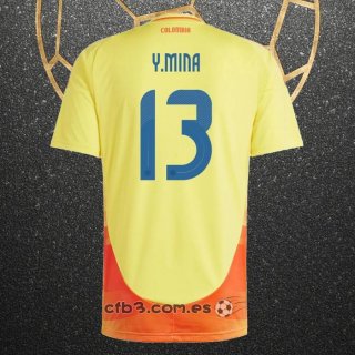 Camiseta Colombia Jugador Y.Mina Primera 2024