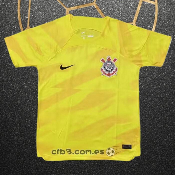 Tailandia Camiseta Corinthians Portero 2023 Amarillo