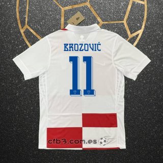 Camiseta Croacia Jugador Brozovic Primera 2024