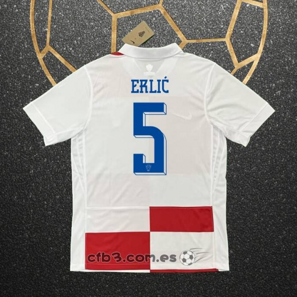 Camiseta Croacia Jugador Erlic Primera 2024