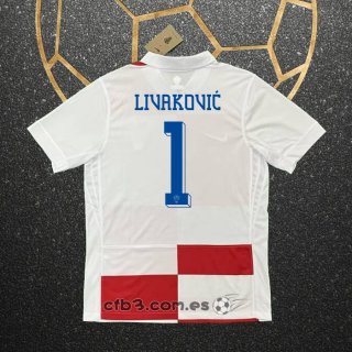 Camiseta Croacia Jugador Livakovic Primera 2024