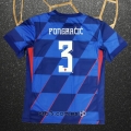 Camiseta Croacia Jugador Pongracic Segunda 2024