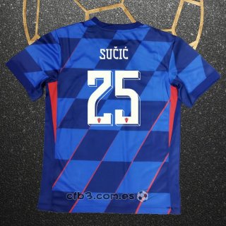 Camiseta Croacia Jugador Sucic Segunda 2024