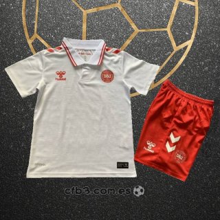 Camiseta Dinamarca Segunda Nino 2024