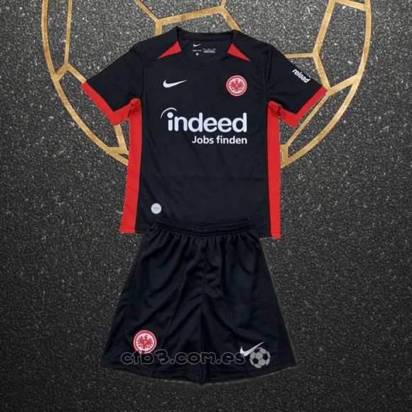 Camiseta Eintracht Frankfurt Segunda Nino 24-25