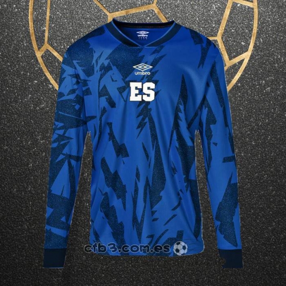 Camiseta El Salvador Primera Manga Larga 23-24