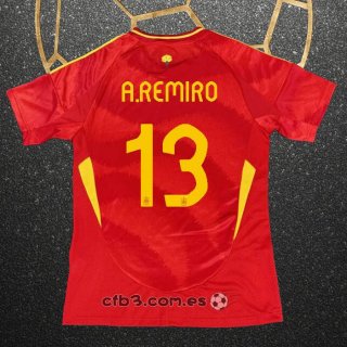 Camiseta Espana Jugador A.Remiro Primera 2024