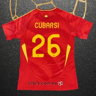 Camiseta Espana Jugador Cubarsi Primera 2024