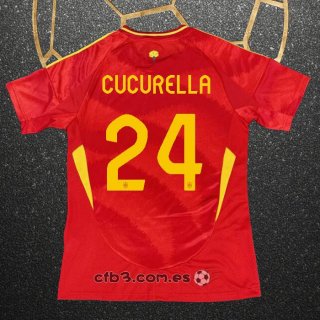 Camiseta Espana Jugador Cucurella Primera 2024