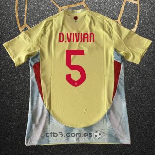 Camiseta Espana Jugador D.Vivian Segunda 2024
