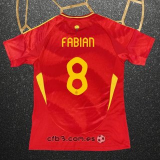 Camiseta Espana Jugador Fabian Primera 2024