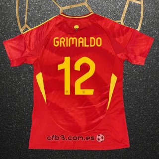Camiseta Espana Jugador Grimaldo Primera 2024