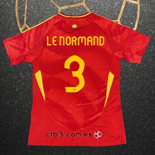 Camiseta Espana Jugador Le Normand Primera 2024