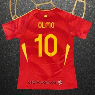 Camiseta Espana Jugador Olmo Primera 2024