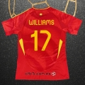 Camiseta Espana Jugador Williams Primera 2024