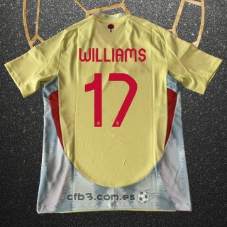 Camiseta Espana Jugador Williams Segunda 2024