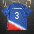 Camiseta Estados Unidos Jugador Zimmerman Segunda 2024